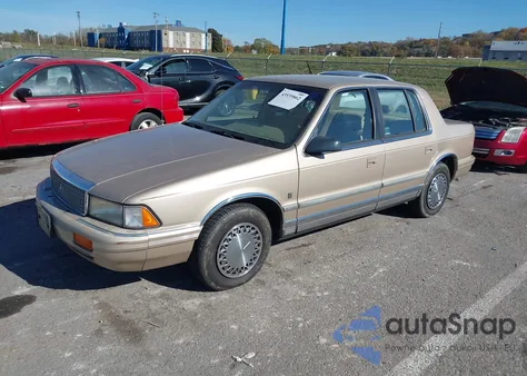 1991 Plymouth Acclaim Le from USA, damaged, VIN 1P3XA5639MF675939
